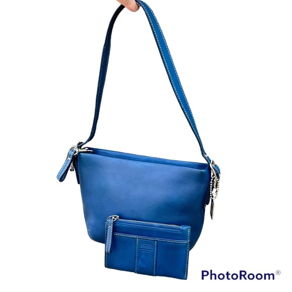 Blue vintage Coach Mini Duffle Legacy bag - Picture 10 of 10